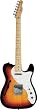 Fender Classic Series '69 Telecaster&reg; Thinline Electric Guitar, 3 Tone Sunburst, Maple Fretboard