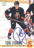 Toni Lydman, Calgary Flames Autographed Card