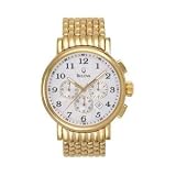 Bulova Watches, Bulova Mens Bracelets Gold Chronograph Mens Watch by Bulova