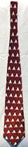 TUX the PENGUIN SILK RED Necktie (Red/Maroon)