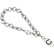 Stainless Steel Indianapolis Colts Logo Dangle Bracelet