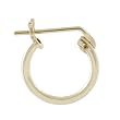Gold Plated Silver Small Hoop Earrings