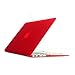 HDE Plastic Hard Shell Case and Keyboard Cover for MacBook Air 11 Inch (Models: A1370/A1465), Red