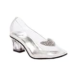 Girl's Ariel 201 Pump Color: Clear / Silver, Size: Small (Youth)