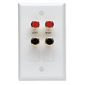 Leviton Architectural Edition powered by JBL Home Theater Wall Plate, 1-Gang (AEMRK)