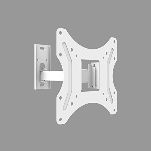 Expert Connect | TV Wall Mount Bracket White | 17 - 37" | Full Motion Articulating | Swivel &amp; Rotation Adjustment | Max VESA 200x200mm | For LED, LCD, OLED and Flat Screen TVs Up to 50 lbs