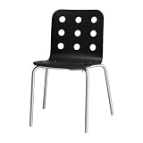 Visitor Chairs - Indoor / Outdoor / Garden / Patio / Home / Office Party (Silver Black)
