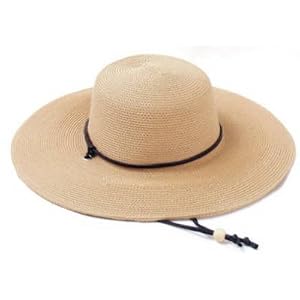 Womens Braided Hat - Light Brown (M) by Sloggers
