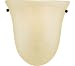 Murray Feiss WB1270CB One-Light Vista Collection Half - Wall Bracket, Corinthian Bronze with Cream Snow Glass Shade