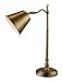 Dimond D1837 11-Inch Width by 19-Inch Height Hamilton Desk Lamp in Antique Brass with Antique Brass Shade