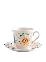 Churchill Set Taza De Café con Plato 4 Piezas Modelo Camille Blue Churchill