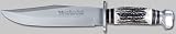 Linder 196013 Original Stag Bowie Hunting Knife with Sheath