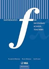 MATHEMATICS FOR SECONDARY SCHOOL TEACHERS