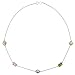 Colored Stones Sterling Silver Necklace