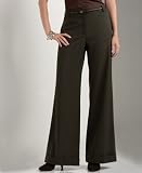 Jones New York Belted Wide-Leg Cuffed Stretch Pants
