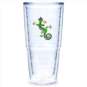 Tervis Tumbler Green Gecko 24-Ounce Double Wall Insulated Tumbler, Set of 2