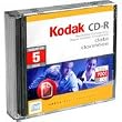 KODAK 80 MINUTE CD-R 52X IN JEWEL CASE 5 PACK NIC