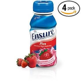 Ensure Plus Complete Balanced Nutrition Drink, Ready to Use, 24-8 Fluid Ounce Bottles