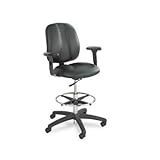 New Safco Height-Adjustable T-Pad Arms For Apprentice Series Chairs Black P ....