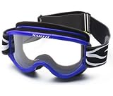 Smith CME Motorcycle Goggles Blue Frame w/Clear Lens