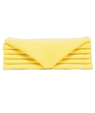 Mothercare muslin squares - 6pk Yellow
