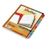 OneStep Index System, Alpha A-Z Tabs, Multi-Color, 26 Tabs/Set CRD60218