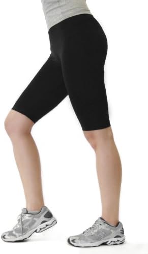 D&K Women's Seamless Knee Length Capri Leggings