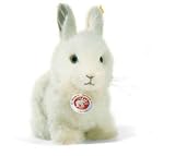6" Dormili White Alpaca Rabbit, Classic Mohair and Alpaca Series