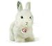 6" Dormili White Alpaca Rabbit, Classic Mohair and Alpaca Series