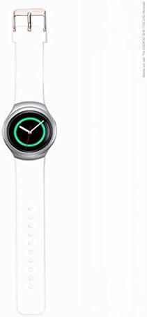 SUPTG White Replacement Band Strap for Samsung Gear S2 Smartwatch With Classic Buckle