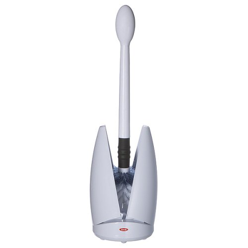 OXO Flexible Neck Toilet Brush with Canister