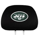 TPMHRNF21 - Headrest Seat Cover - NFL Football - New York Jets - Pair