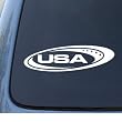 USA 2 - Car, Truck, Notebook, Vinyl Decal Sticker #1306 | Vinyl Color: White