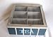 Tee-Box aus Holz °Sea Coast Collection° 6 Felder
