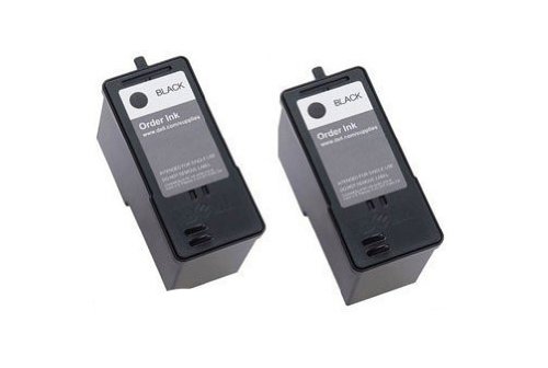 Inkjet Printer Ink 2-Pack BLACK Only DELL Remanufactured ...