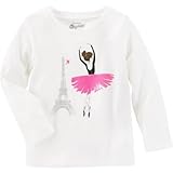 オシュコシュ OSHKOSH/ オシュコシュオリジナルグラフィックティ アイボリー トップス長袖Tシャツ 6ヶ月【並行輸入】