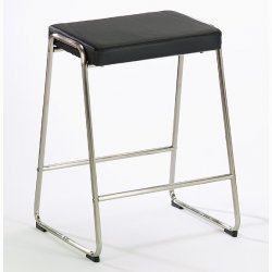 Apollo Bar Stool - Black (Black) (24 H x 18 W x 20 D) by Stacks and Stacks