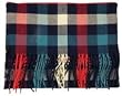 Free Authority Super Soft Scarf Blue/Red/White Plaid, 160 CM x 31 CM