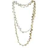 ZEFFIRA Topolino Natural Horn Necklace, Swarov