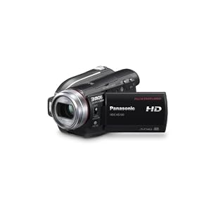 Panasonic HDC-HS100EBK Full HD Camcorder With New 3MOS Sensor System Records Direct To 60GB HDD or SD Card