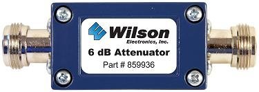 Wilson Electronics 859936 6 dB Attenuator with N Female Connectors