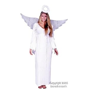 Women's Classic White Angel Halloween Costume