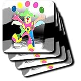 Clown - Colorful Clown - Coasters