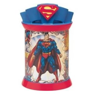 DC Superman Cermic Tin Cookie Jar Canister by