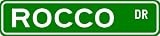 ROCCO Street Name Sign ~ Family Lastname Sign ~ Gameroom, Basement, Garage Sign