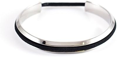 Hair Tie Bracelet - Silver Stainless Steel