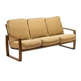 31O50o6RWdL. SL160  Woodard 9A0420 40 58E SLF Clermont Cushion Outdoor Sofa
