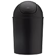 Umbra Mini Recycled Polypropylene Waste Can, Black