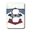 Helicopters - Apache Helicopter - Light Switch Covers - 2 plug outlet cover