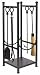 Automotive : PANACEA PRODUCTS 15236 HEARTH CENTER LOG BIN WITH TOOLS - ANTIQUE BLACK
